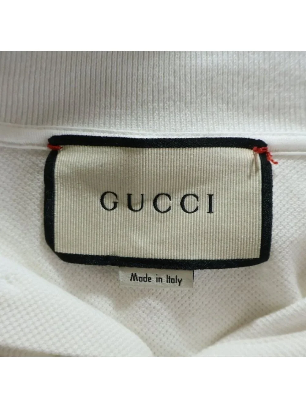 Gucci Polo Shirt Short Sleeve White